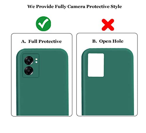 Image of A rtistque Back Cover Case for Oppo K10 5G with Camera Protection | Shockproof TPU | Stylish Protective Design | Slim Fit | Ultra Matte | Oppo K10 5G Back Cover - Green