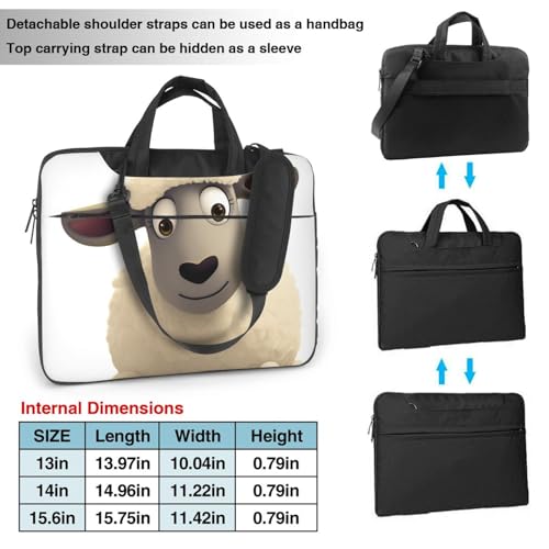 Bolso bandolera para laptop 13-15.6 pulg miniatura 3