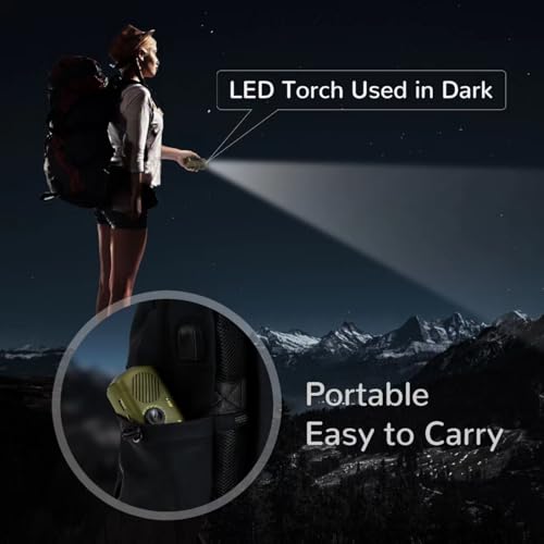 Image of Emergency Solar Radio, Portable Hand Crank Radio with AM /FM, 1200mAh Rechargeable Power Bank, SOS Alarm, LED Torch, USB Mobile Phone Charger for Outdoor Camping and Hiking