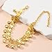 OIDIMS Boho Jingling Bell Anklet for Women Gold Plated Tassel Bracelet Adjustable Barefoot Chain with Vintage Dangling Sounds Bells Beads Indian Gypsy Beach Fashion Jewelry Summer Fashion Charm
