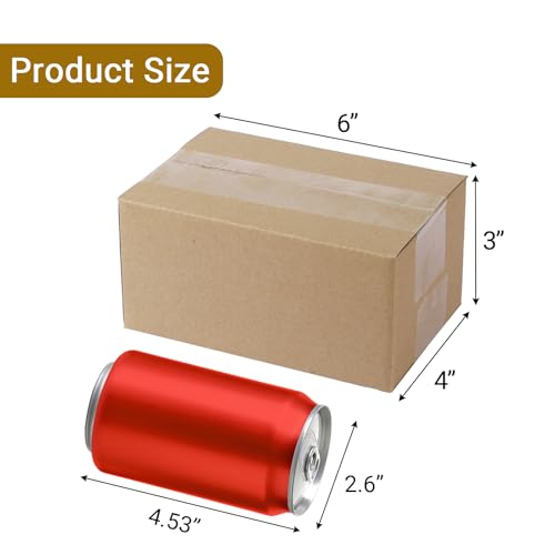 Image of zmybcpack 40 Pack 6 inchx4 inchx3 inch Corrugated Shipping Box, Cardboard Boxes Mailer | Small Mailing Packing Boxes for Shipping, Packing, Storage
