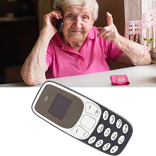 Mini Bluetooth Telefon med Dubbla SIM-kort - Olåst GSM Mörkblå