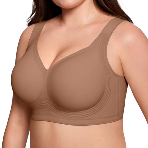 ProKloud Jelly Bras for Women No Underwire Wireless Bra with Support and Lift Full Coverage Plus...