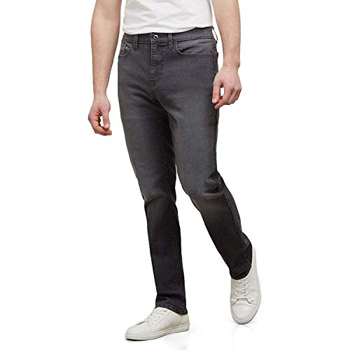 Kenneth Cole York Men's Straight Fit Jean,Variety (36x30, Grey) - Main Image