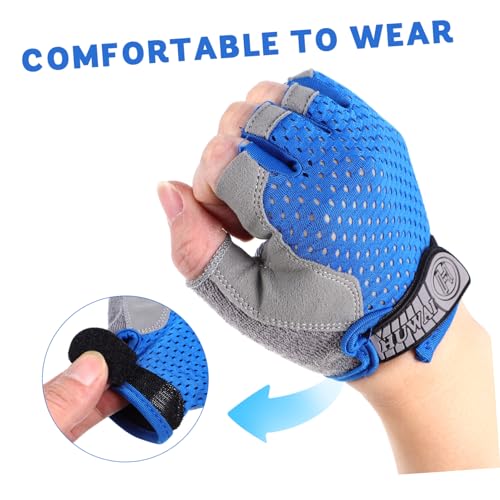 YARNOW 1 Pares luvas infantis luvas de fitness luvas de treino para crianças luvas para crianças luv