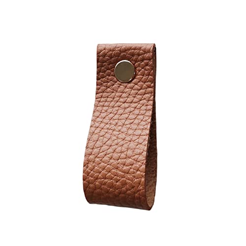 BOOLSFMAM Maniglie in pelle per Mobili, Maniglie