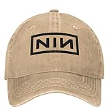 N I N Logo Gorra de béisbol de Mezclilla Nueve Pulgadas de Tenis Skate Trucker Papá Sombrero Verano Hombres Adulto Ajustado Retro Protector Solar Snapback Gorra