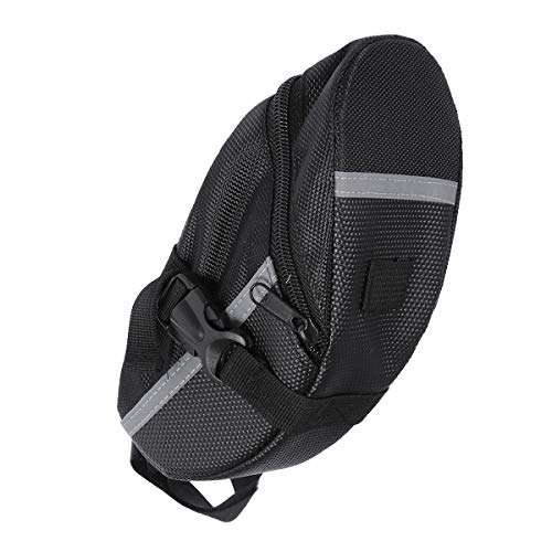 Lioobo 2 peças de bolsas de bicicleta para bicicleta e bicicleta, bolsa para selim de bicicleta, imp