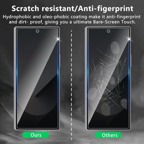 Image of Premium Privacy Tempered Glass Screen Protector for Samsung Galaxy Z Fold 8 Ultra (8 Inch, Pack of 1) Edge to Edge Coverage Anti-Spy Anti-Peeping 9H Hardness Screen Guard with Installation Kit