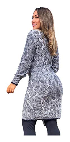 Sobretudo Trench Coat Feminina Estilo Quimono (cinza Mescla, M)