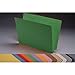 14pt Green Folders, Full Cut 2-Ply END TAB, Letter Size, 1-1/2