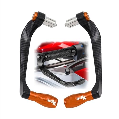 Protection de leviers moto pour Honda CBR954RR en aluminium CNC orange