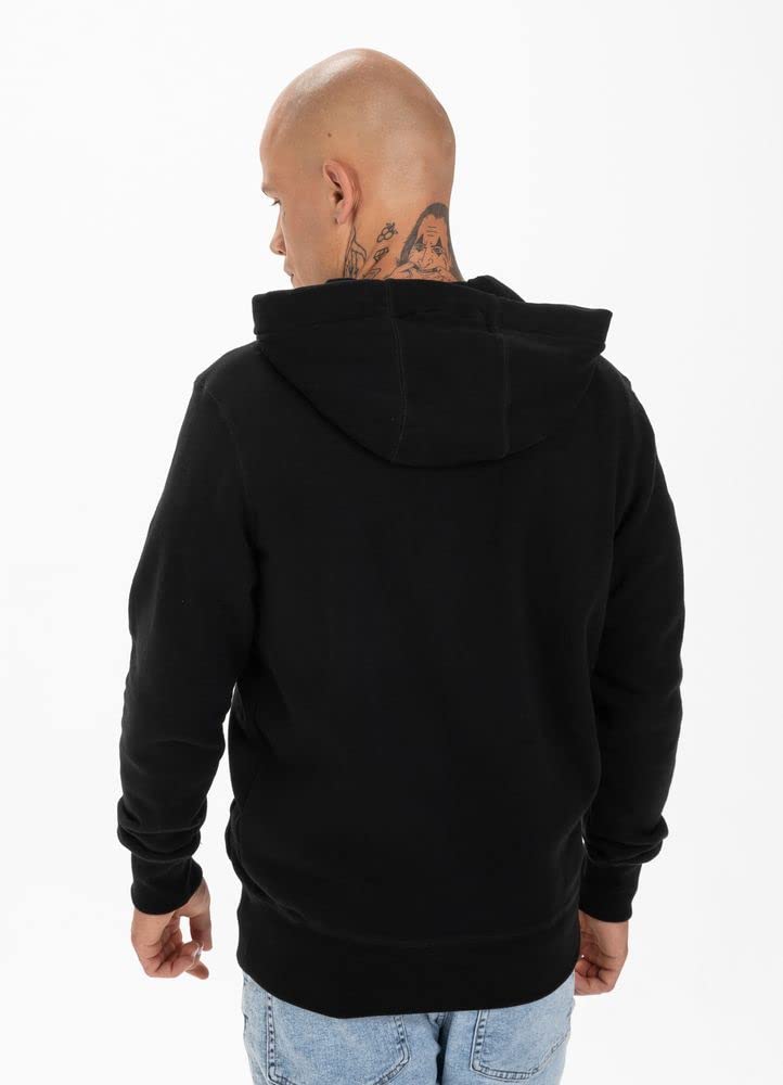 Pit Bull West Coast bluza z kapturem Small Logo 21 czarna, czarny, M