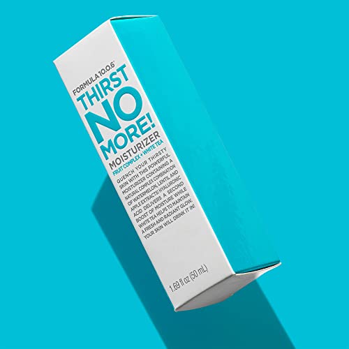 Formula 10.0.6 - Thirst No More Moisturizer - Daily Face Lotion, Hydrates & Nourishes Dry Skin, Vegan, Paraben-Free, Sulfate-Free & Cruelty-Free, 1.69 Fl Oz #TOP6