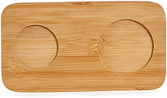 Keramische room melk kruik Creamer & Sugar Bowl Serveerset met lepel en houten dienblad