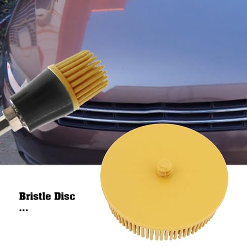 Image of OTOTEC 3Inch Abrasive Bristle Disc 80 Grit R-Type Abrasive Brush for Deburring Metal De-Rusting Finishing