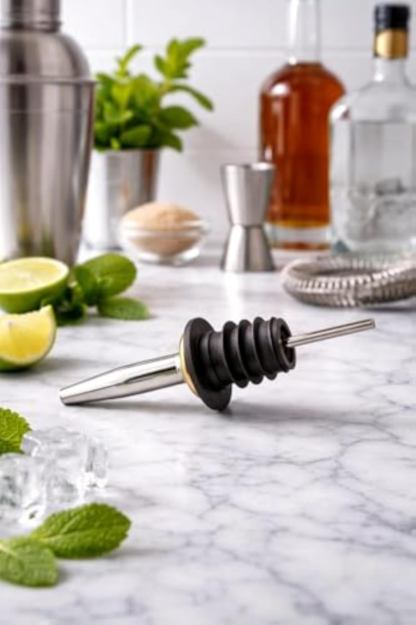 5-Piece Cocktail Shaker Set, Professional Mixology Bartender Kit