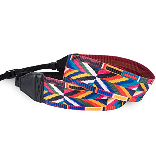 Wolven Camera Neck Shoulder Belt Strap Compatible With All Dslr/Slr/Men/Women Etc, Multi-Colored #TOP3