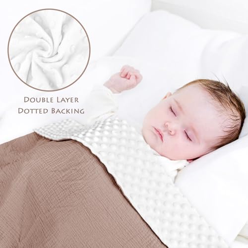 Dayeeball Y0015 Baby Muslin Blankets, Cotton Crib Blankets For Toddlers, Soft Newborn Blankets For Unisex Girls And Boys, Super Soft Nursery thumb #1