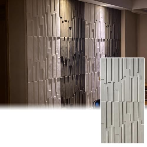 Paneles de pared 3D con textura estriada para arte del hogar y decoración de la pared, ideal para telón de fondo de TV y cubierta de sala de estar