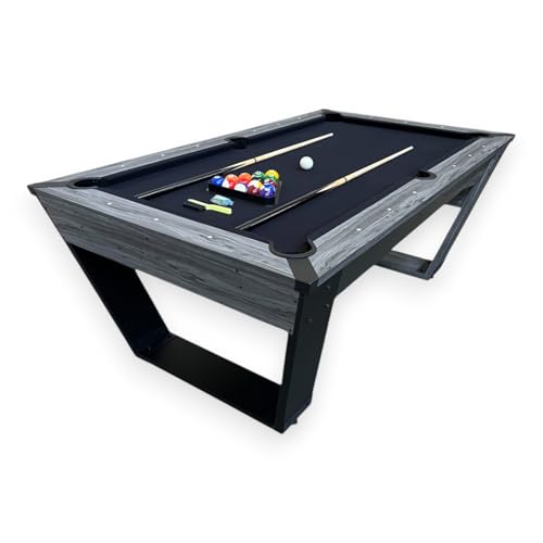 Neptune Table de billard 7 pieds design noir