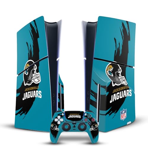 Vinyle autocollant PS5 Slim Jacksonville Jaguars - Sticker de jeu NFL Head Case Designs