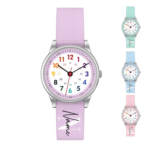 Cander Berlin Personalisierte Kinderarmbanduhr mit Name & Motiv …
