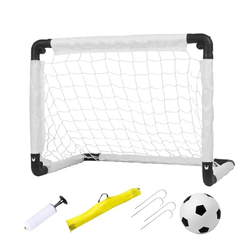 Portería De Fútbol Pequeña | Metas De Fútbol Plegables Infantiles | Red Portátil con Bolsa De Almacenamiento para Entrenamiento, Práctica, Campo Y Playa