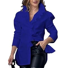 Ruffle Hem Shirts for Women 04