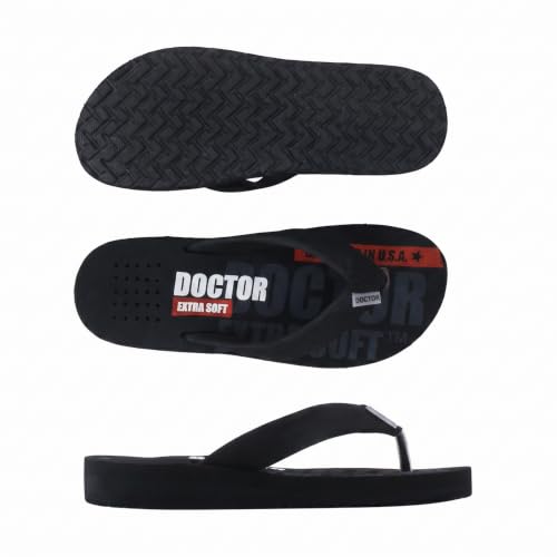 Image of DOCTOR EXTRA SOFT Slipper Care Orthopaedic and Diabetic Super Fitting Comfort Doctor Slipper, DR. Slipper, Flip-Flop, Slides and House Slipper for Men's Men's-FeelGood-D-31