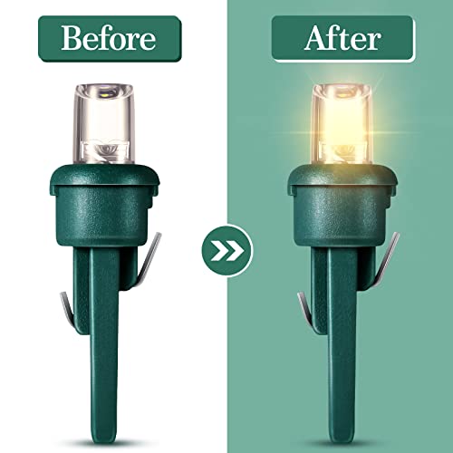 Honoson 180 Count 5 Mm Led Christmas Replacement Bulbs Bulk Wide Angle Christmas Light Bulb Xmas Tree String Light Replacement Bulb Festival Light Decoration thumb #4