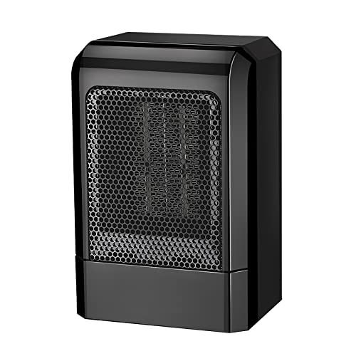 500w Heizlufterlüfter, Heizlüfter Energiesparend Leise- 3s Schnelle Hitze schnellheizer Elektro Lufterhitzer mit Automatische Thermostat, für den Innenbereich 10㎡ im Büro, zu Hause und Schlafzimmer Cover