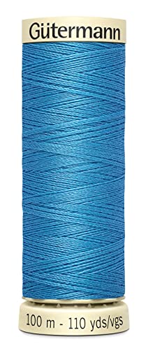 Hilo Gutermann Sew-All 110 yardas azul frost miniatura 1
