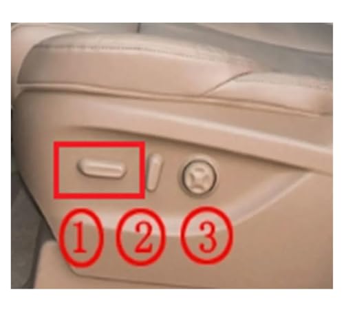 Cache bouton réglage siège avant GM Buick commande 13274114