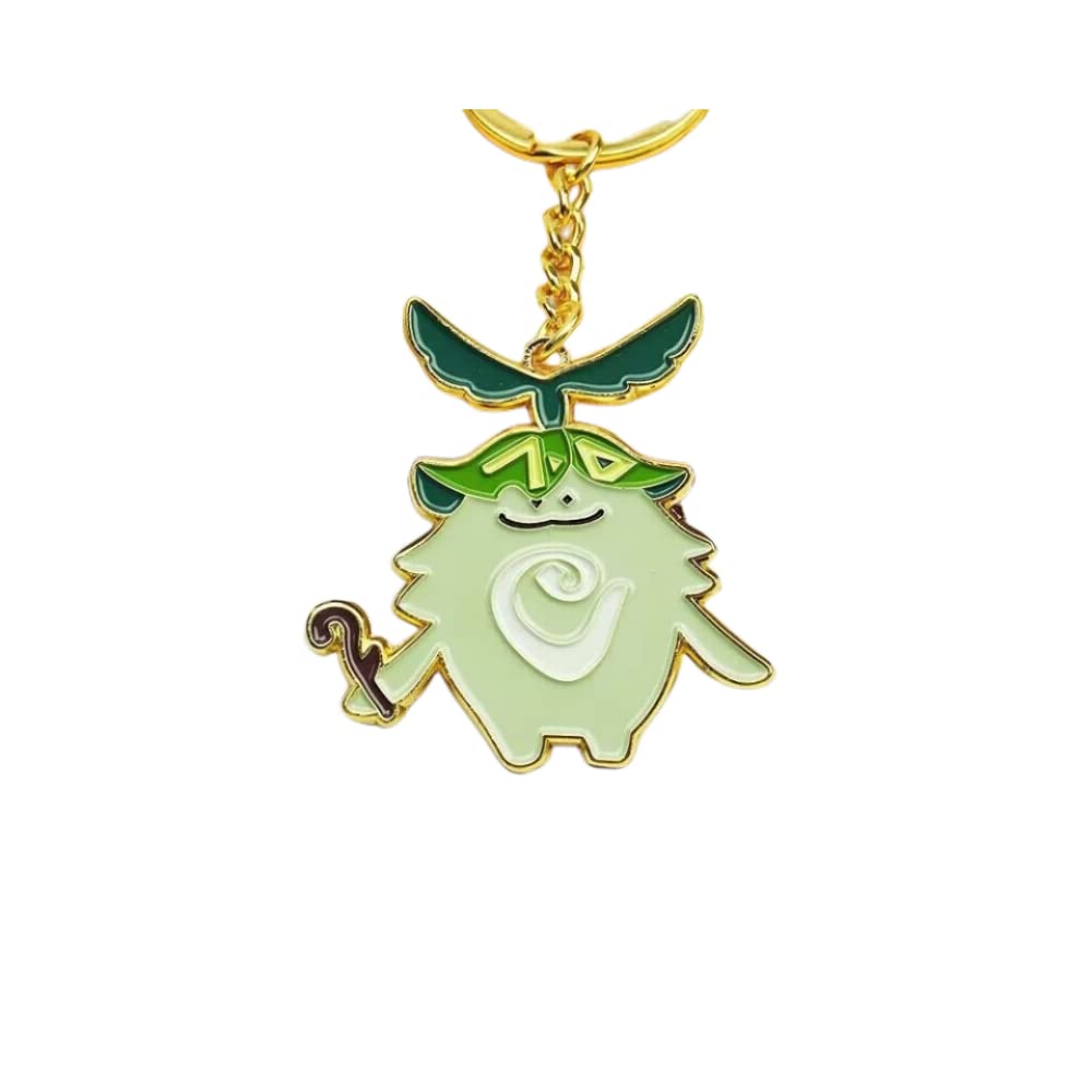 Hanaiette Boys Style 1 1Pc Genshin Impact Aranara Keychain Anime Cute Keychain Game Character Cosplay (Style 1)