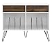 Novogratz Concord Turntable Stand, White