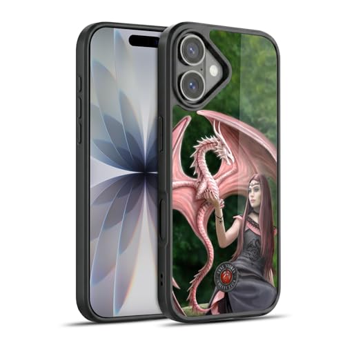 Coque en gel renforcée iPhone 17 Anne Stokes Élégant Amitié de Dragon protection antichoc