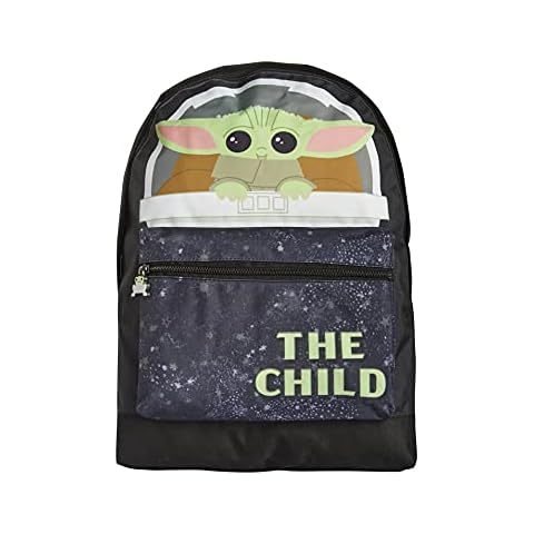 Official Disney Star Wars The Mandalorian School Backpack Lunch Travel Rucksack Bag Baby Yoda Cover