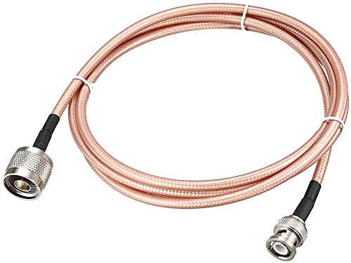 KFidFran Low Loss RF Coaxial Cable Connection Coax Wire R-g-142 N Male to BNC Male 150cm(Verlustarme HF-Koaxialkabelverbindung Koaxialkabel R-g-142 N-Stecker auf BNC-Stecker 150cm