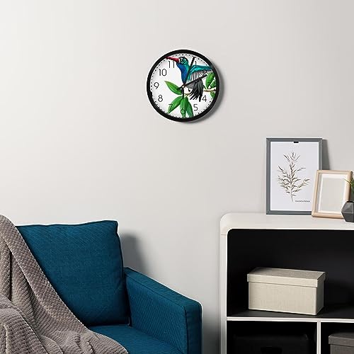 Horloge murale silencieuse et colorée sans tic-tac pour un sommeil paisible