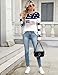 TCOT Crew Neck Tops for Women American Flag Long Sleeve Dressy Casual Blouses Shirts Fashion Clothes 2025 L
