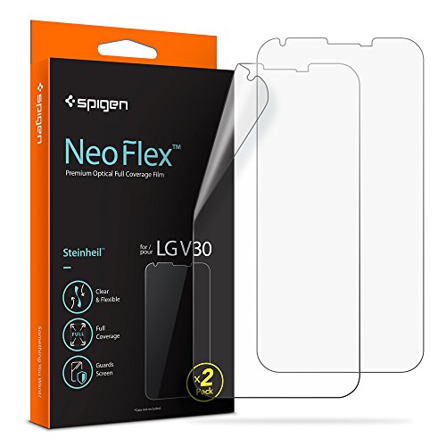 Spigen NeoFlex V30 Screen Protector [ Flexible Film ] [ Case Friendly ] for V30 (Pack of 2)