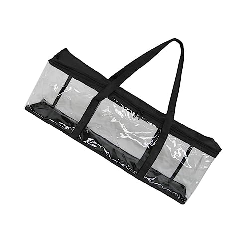 HOODANCOS Portable CD Storage Collection Bag with Zipper Closure Lightweight Dvd Organizer with Reinforced Handles for Video Games Books and Media Protection