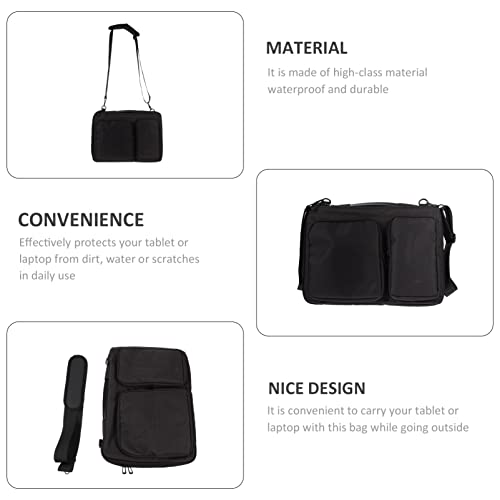 ABOOFAN ./ à Prova de Computador Portátil Conveniente Bolsa Preta Portátil Ou Tablet Armazenamento d