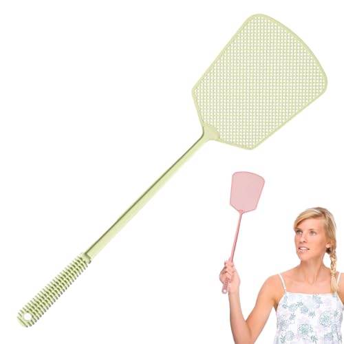 Manual Fly Swatter - Extendable Fly Swatter Hand | Heavy Duty Fly Swatter |Long Handle Fly Swatter | Multi-functional Long Hand Flyswatter Fly Swatters For Home/Indoor/Outdoor/Classroom