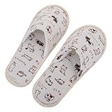 CIYODO 2 Paare Einweg Hotel Hausschuhe Weiß Rutschfeste Leichte Gäste Slipper Spa Pantoffeln für Damen und Herren für Reisen Salon und Kurzzeitaufenthalte