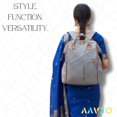 Image of Aavjo , Baby Diaper Bag for Mother, Maternity Backpack, Baby Travel Bag, Waterproof Diaper Pouch