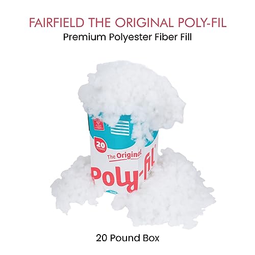 image for Fairfield The Original Poly-Fil, Premium Polyester Fiber Fill, Soft Pi