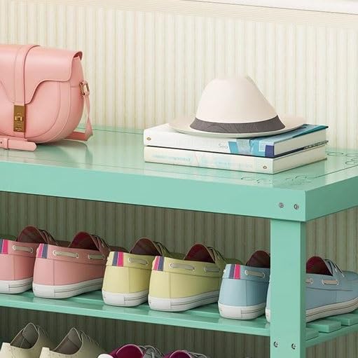 Meuble à chaussures entrée compact avec banc de rangement pour la maison