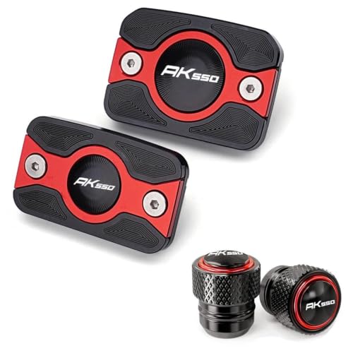 Bouchons liquide de frein avant moto KYMCO AK 550 couvercle valve rouge 2017-2021